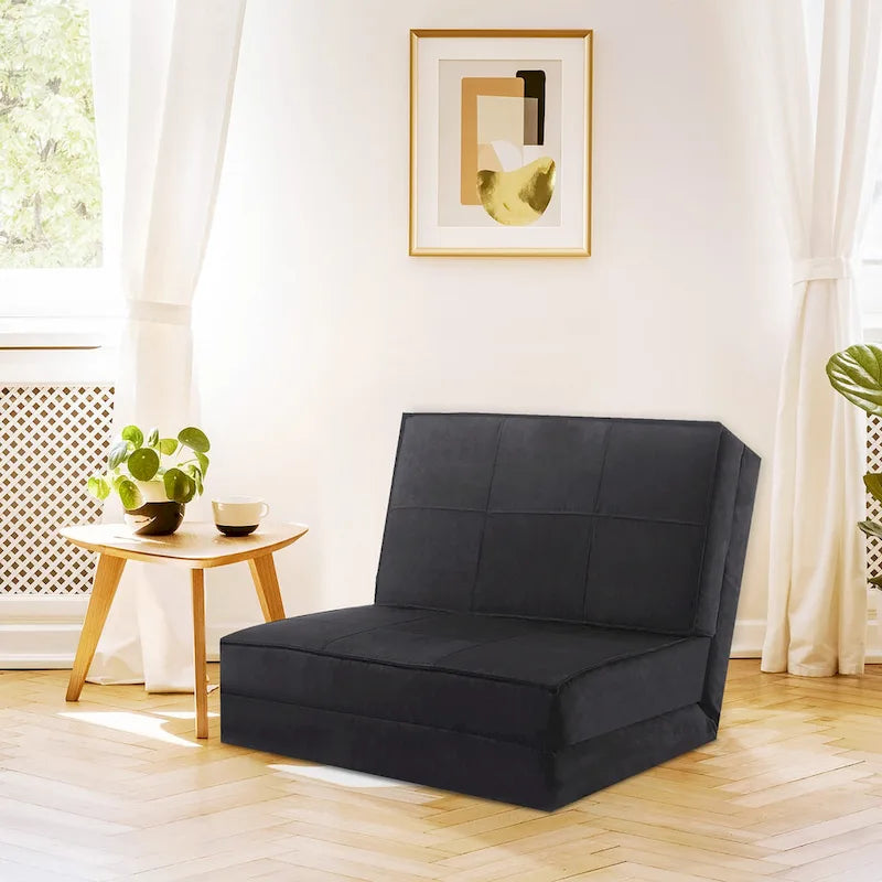 Fauteuil convertible pliable, chaise longue rabattable, canapé-lit